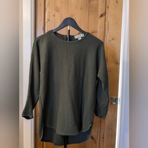 Michael Kors Olive Knit Top, size LG